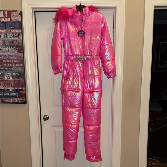 Dolls Kill Jackets & Blazers - Pink Snowsuit